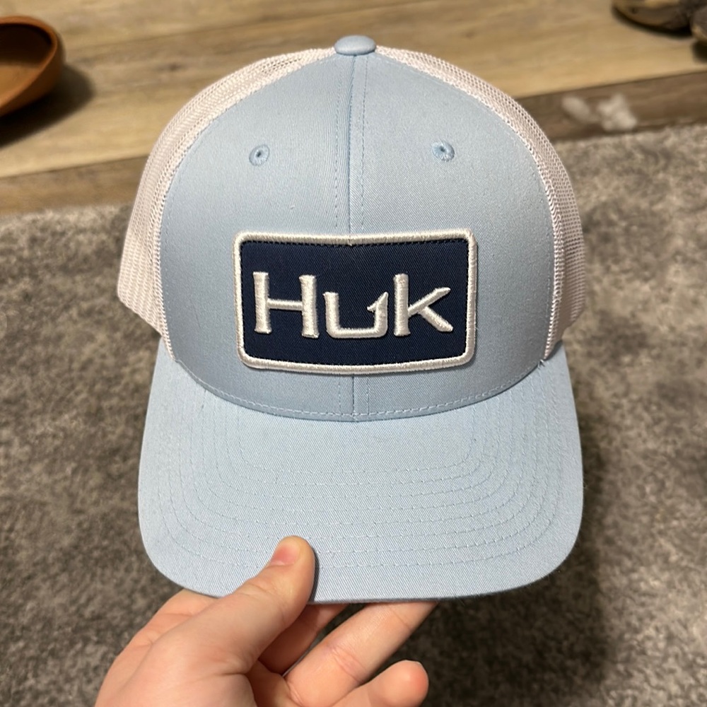 Blue Huk trucker hat